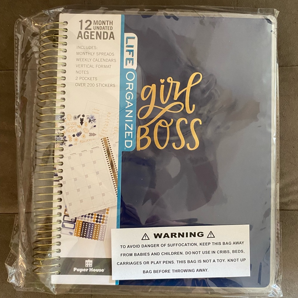 Planner 12 Month Undated